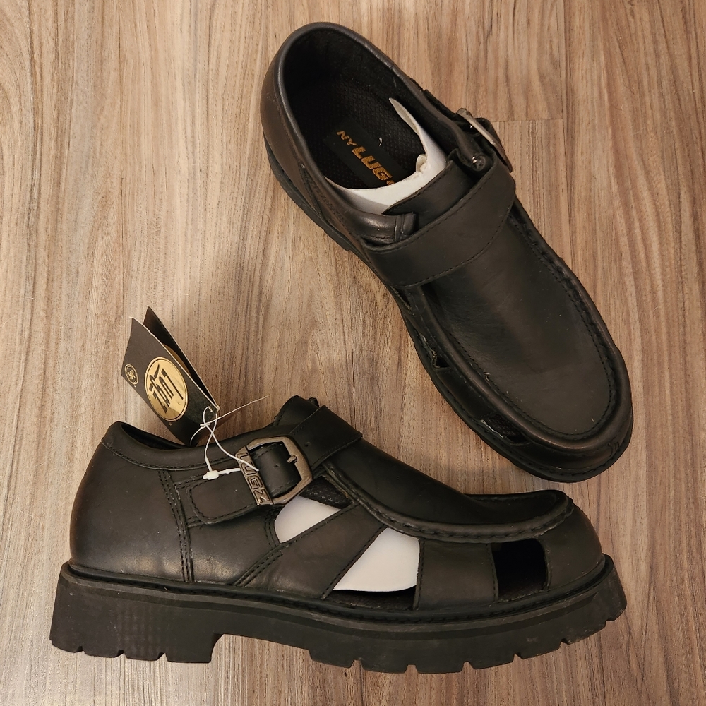 Lugz Men's Black Strap Sandals